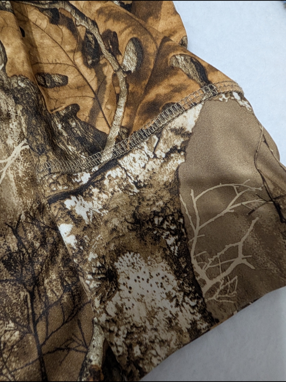 Realtree Edge Men's Long Sleeve Camo Shirt - Brown/Green/Tan Hunting Size Large - Picture 5 of 7